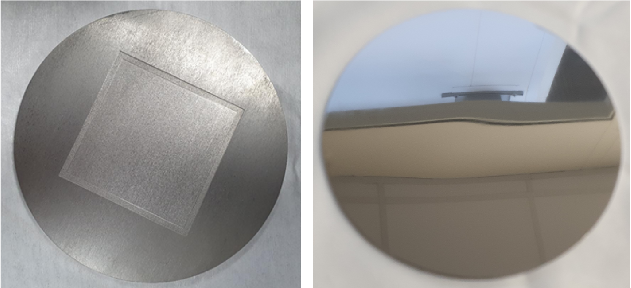 Comparison of a metal before and after electropolishing