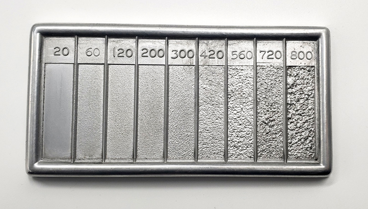 Root Mean Square roughness in vacuum casting